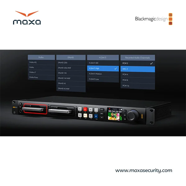 رکوردرهای تصویر بلک مجیک سری Blackmagic HyperDeck Studio