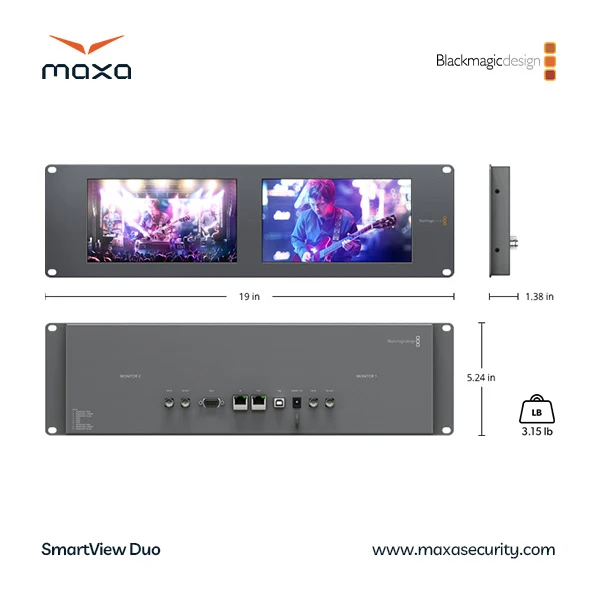 مانیتور رک‌مونت Blackmagic Design SmartView