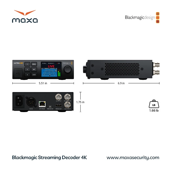 پردازنده‌های استریم بلک‌ مجیک Blackmagic Streaming Processors