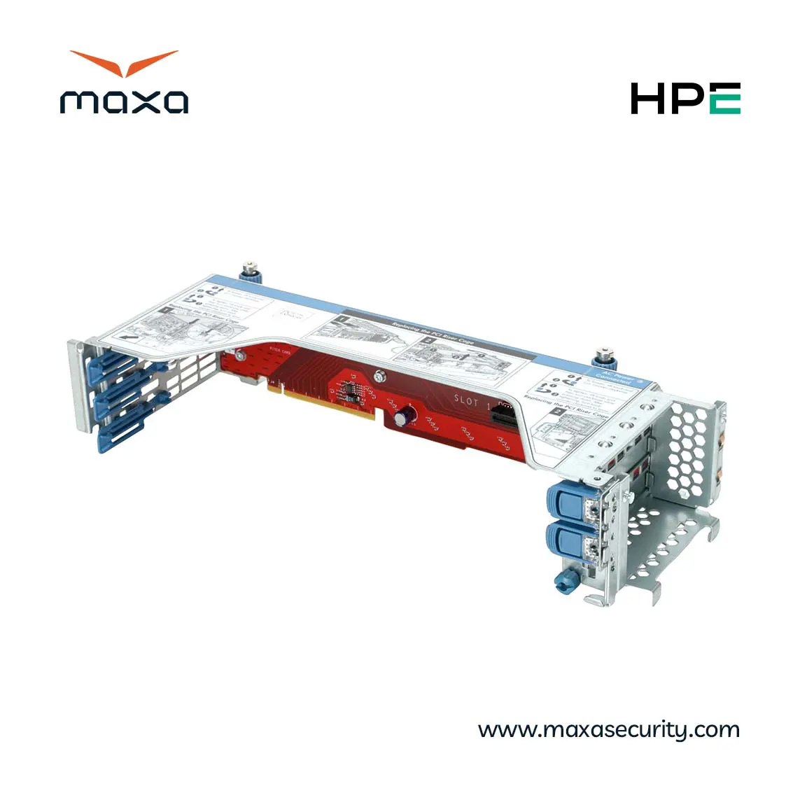 HPE DL38X Gen10 Plus x16/x16 Slot 2/3 Secondary Riser Kit P14590-B21